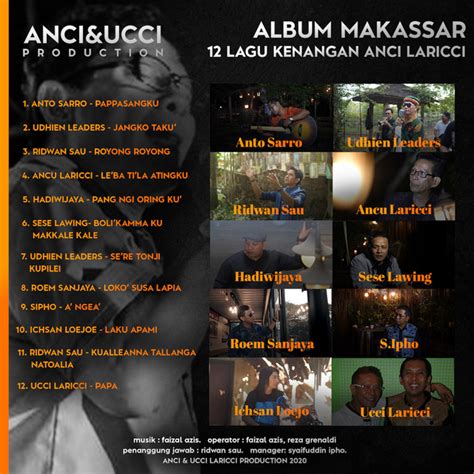 Album Makassar 12 Lagu Kenangan Anci Laricci Album By Anto Sarro