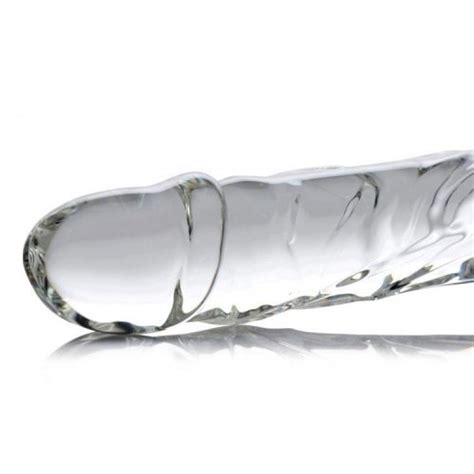 Master Series Brutus Glass Dildo Thruster Clear Sex Toys And Adult