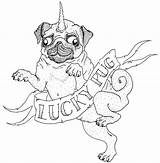 Pug Drawing Drawings Cartoon Coloring Sketch Dog Tattoo Getdrawings Template Easy sketch template