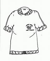 Camisas sketch template