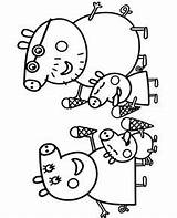 Coloring Pages Pig Peppa sketch template