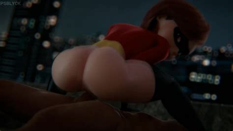 helen parr cowgirl riding the incredibles animation w sound