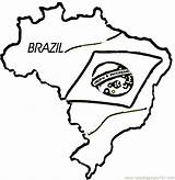 Brazil Coloring Flag Pages Map Color Printable Argentina Colouring Wales Drawing Getcolorings Kids Soccer Draw Clipart Getdrawings Choose Board sketch template