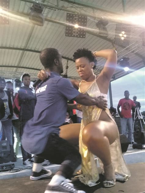 Zodwa Gives Sipho A Leg Up Daily Sun