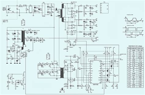 electro  kob apxa  atx power supply schematic