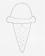 Coloring Ice Cream Pages Popsicle Printable Library Clipart Cone sketch template