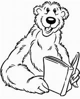 Bear Coloring Blue Big House Book Pages Read Inthe Drawing Color Netart Books Draw Colouring Print sketch template