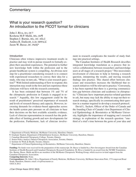 picot research paper research critique picot statement paper