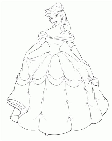 belle  beauty   beast coloring pages coloring home