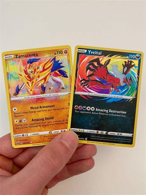 zamazenta yveltal amazing rare pokemon karten kaufen auf ricardo