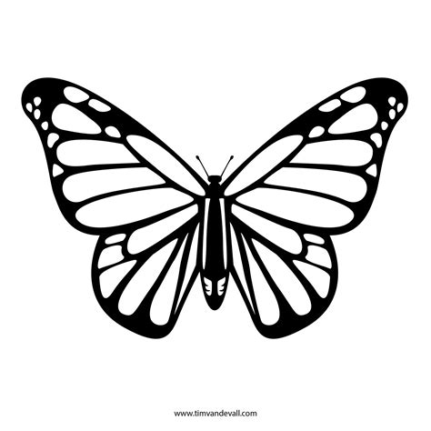 printable butterfly templates  butterfly shapes  monarch butterfly