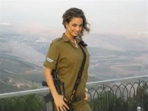 Image Of A Hot Israeli Female Soldier In A Bikini Standing