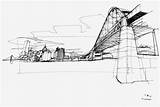 Pittsburgh Urban Sketch Drawing Sketchers Drawings Bridge Betza Greg Line Architecture Choose Board sketch template