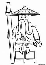 Ninjago Maitre Wu sketch template