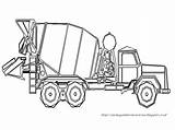 Mewarnai Molen Excavator Kendaraan Tk Konstruksi Paud sketch template