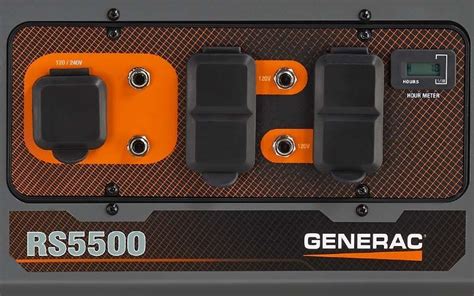 Generac Rs5500 5500 Watt 389cc Portable Generator W Cord 6672