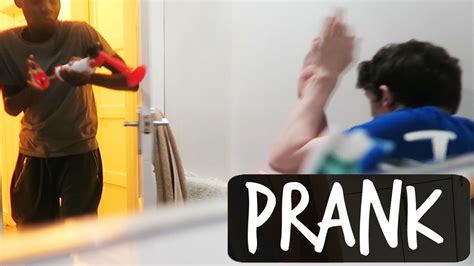 Ultimate Painful Air Horn Prank On Roommate Youtube