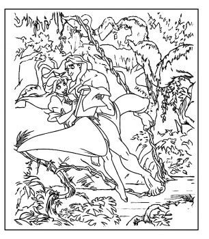 jungle coloring pages  coloringkidsorg