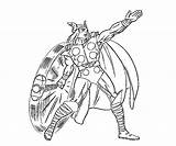 Coloring Pages Thor Spawn Avengers Clipart Popular Library sketch template