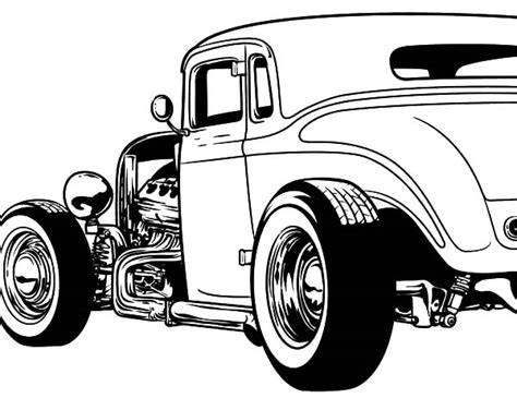 amazing hot rod cars coloring pages kids play color