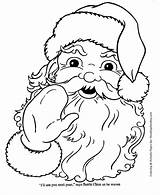 Santa Coloring Claus Pages Christmas Kids Sheets Honkingdonkey Printable Sheet Meaning Children Fun These Great sketch template