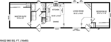 mobile home floor plans homeplanone