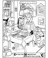 Hidden Kids Coloring Printable Object Birthday Objects Pages Find Puzzles Printables Games Activities Letters Honkingdonkey Activity Worksheets Worksheet Highlights Puzzle sketch template