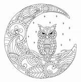 Pages Coloring Mandala Para Colorir Owl Coruja Moon Mandalas Desenhos Mocho Lua Choose Board Ilc Animais Printable Salvo Uploaded User sketch template