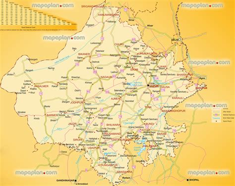 jaipur top tourist attractions map rajasthan region  india map showing detailed distances