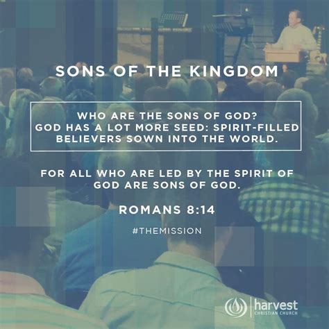 Sons Of The Kingdom Who Are The Sons Of God God Has A Lot More Seed