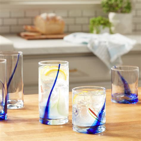 Libbey® Blue Ribbon Impressions 16 Piece Glass Drinkware