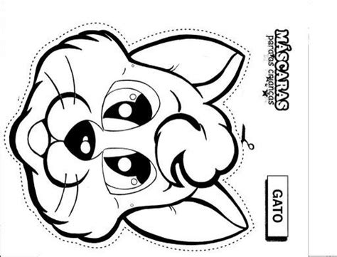 cat mask  coloring pages coloring pages  coloring pages
