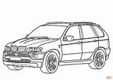 Coloring Bmw Pages Car X5 Getcolorings sketch template