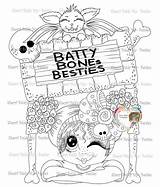 Besties Batty sketch template