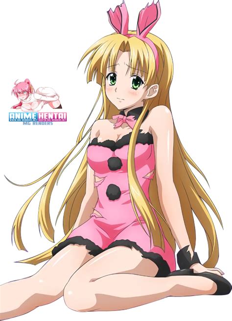 high school dxd asia argento render 15 v2 anime png image without background