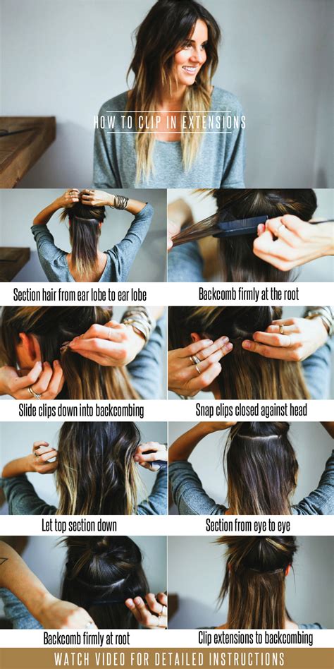 Hair Tutorial How To Clip In Extensions — Treasures