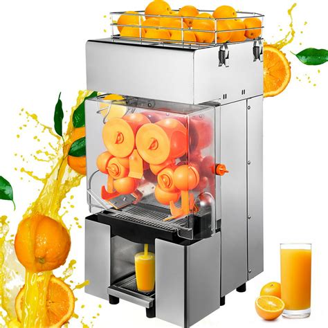 vevor  commercial orange juicer machine automatic feeding    oranges  minute