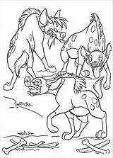 Leeuwenkoning Kleurplaten Hyena sketch template
