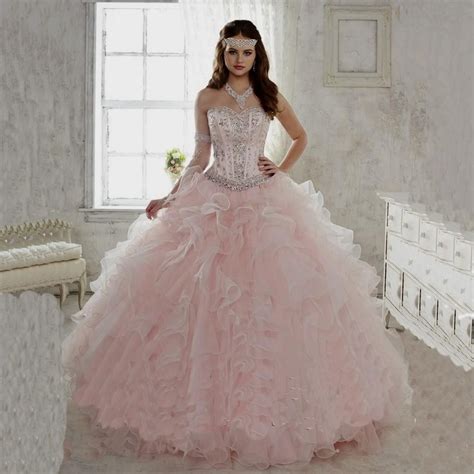 Pin By Andre Torres On Dress Light Pink Quinceanera