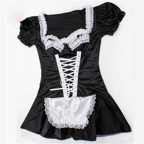 black s 3xl plus size french maid costume sexy costumes women halloween