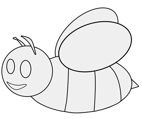 cute bumble bee coloring pages   print