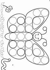 Gomets Mariposa Hojas Mariposas Fichas sketch template