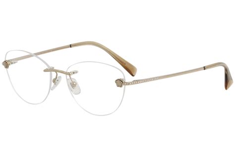 versace women s eyeglasses ve1248b ve 1248 b rimless optical frame