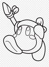 Waddle Dee Coloring Bandana Pinclipart sketch template