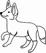 Coloring Pages Foxes Fox sketch template