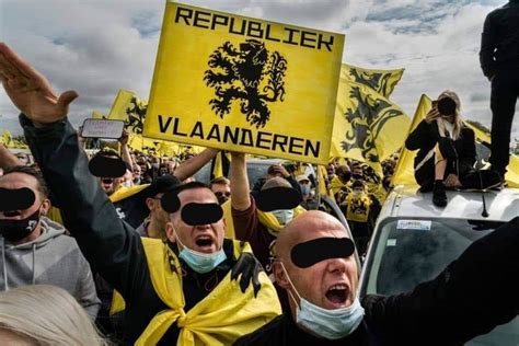 picture   vlaams belang protest rbelgium