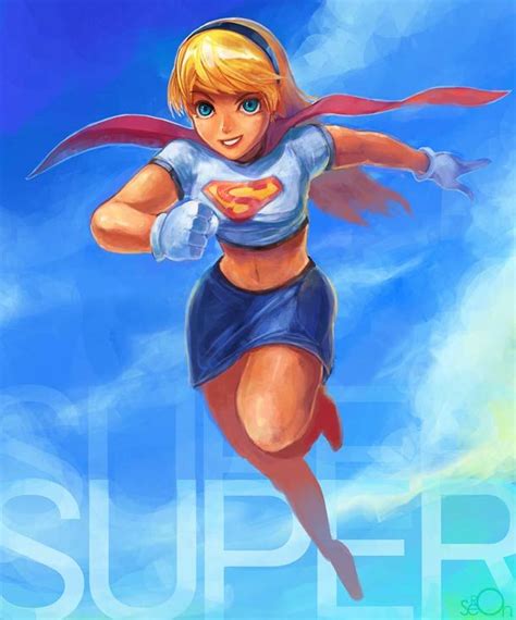 supergirl is super cute 19 illustrations of the flying