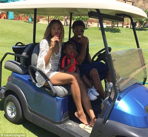 ciara spends time with fiance russell wilson and her son