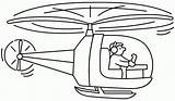 Helicopter Coloring Kids Pages Drawing Clipart Helecopter Library Helicopters Printable Popular Clip sketch template