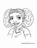 Coloring Pages African American Girls Kids Girl Books Printable Sheets Color Diversity Book People Hair Drawings Getcolorings Diverse Princess Family sketch template